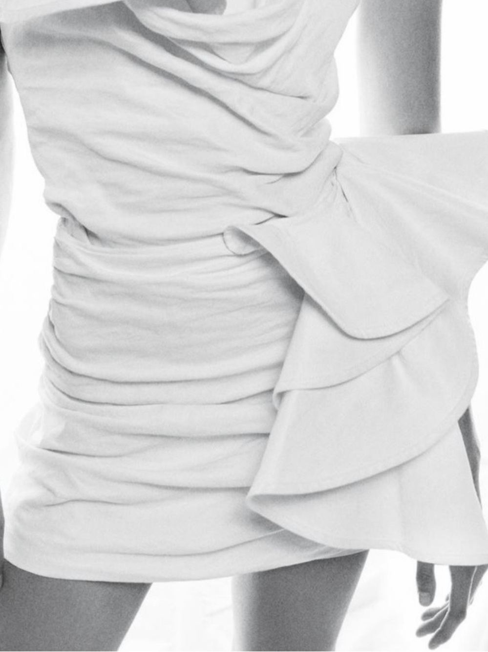 Zara ZW Collection Voluminous Short Skirt